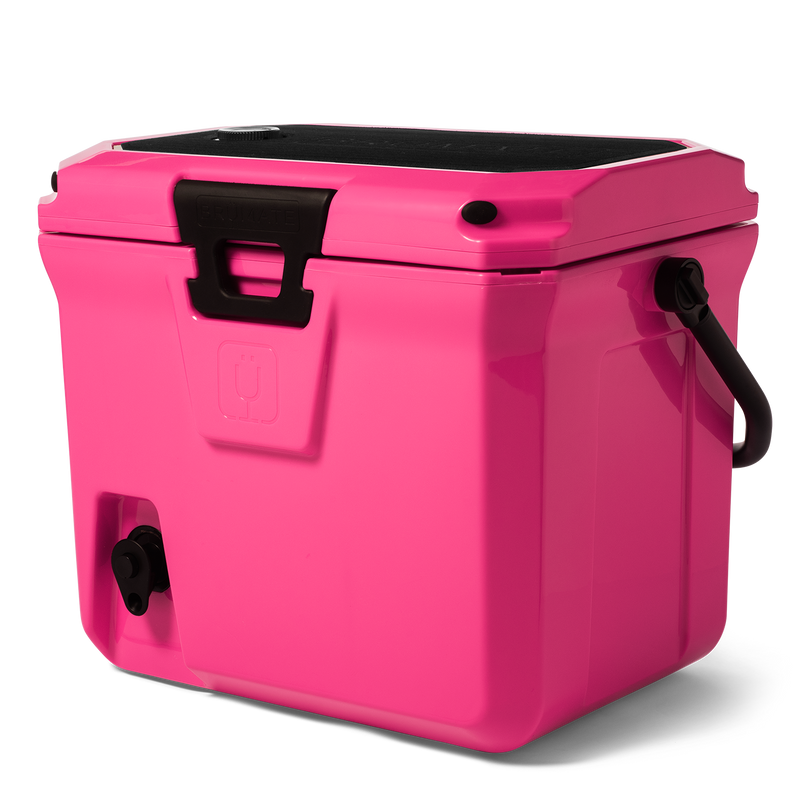 Br Tank 20-Quart Easy-Carry Cooler | Neon Pink - Classic Camp Haul