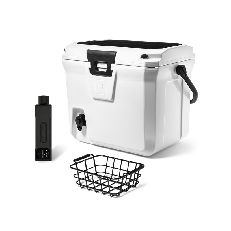 Br Tank 20-Quart Grab + Go Cooler Bundle | Ice White - Classic Travel Pack