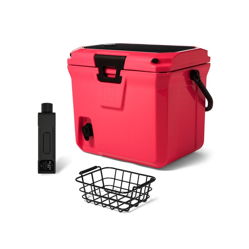 Br Tank 20-Quart Grab + Go Cooler Bundle | Neon Pink - Home Party Carry