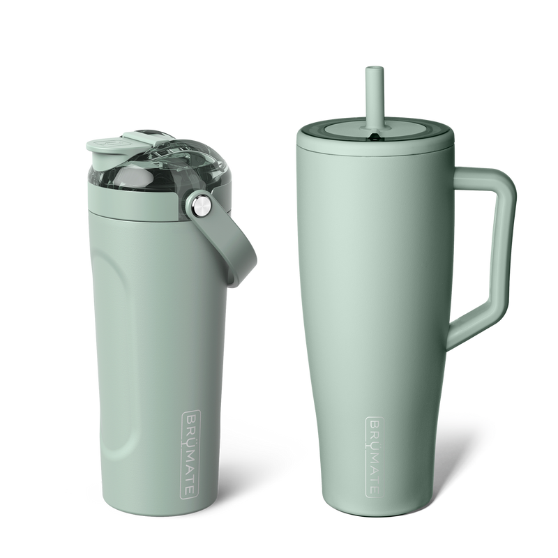 Shake + Glow Bundle | Sage | 40oz/25oz - Daily Set