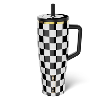 Era 40oz | Black & White Checker - Hydration Home Sip