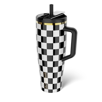 Era Flip 40oz | Black & White Checker - Trail Refresh Bottle
