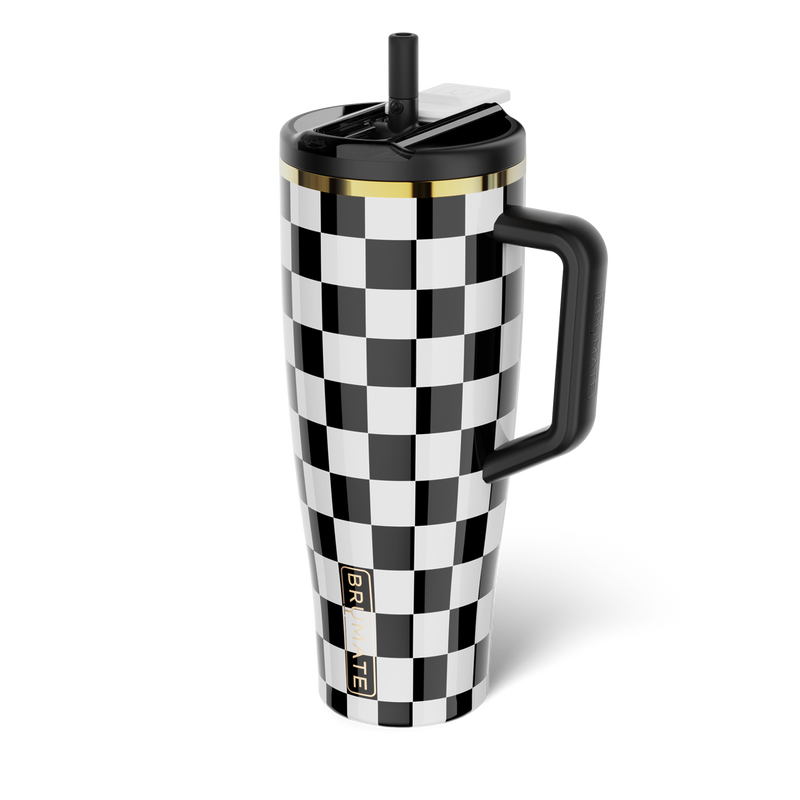 Era Flip 40oz | Black & White Checker - Trail Refresh Bottle