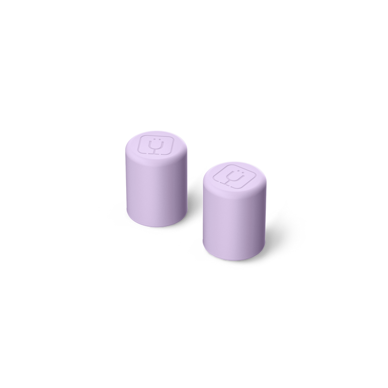 Magnetic Straw Cover | Lavender | 2-Pack - Essential Home Backup