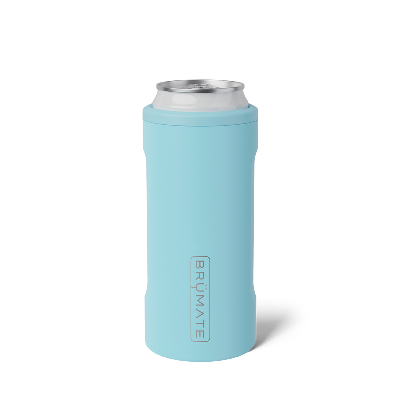 Hopsulator Slim | Glacier | 12oz Slim Cans - Beach Dock Grip