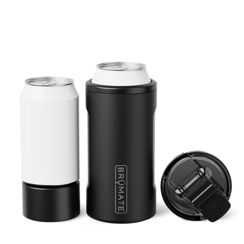 Hopsulator Trio | Matte Black | 12/16oz Standard Cans - Classic Road Fit