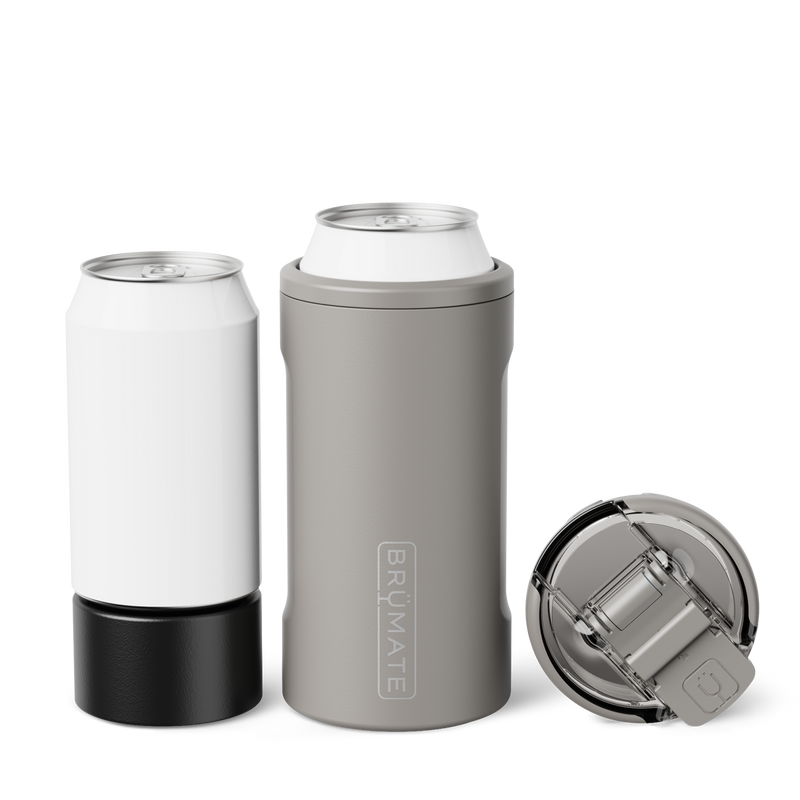 Hopsulator Trio | Mocha | 12/16oz Standard Cans - Travel Patio Grip