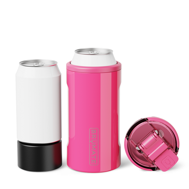 Hopsulator Trio | Neon Pink | 12/16oz Standard Cans - Patio Dock Cooler