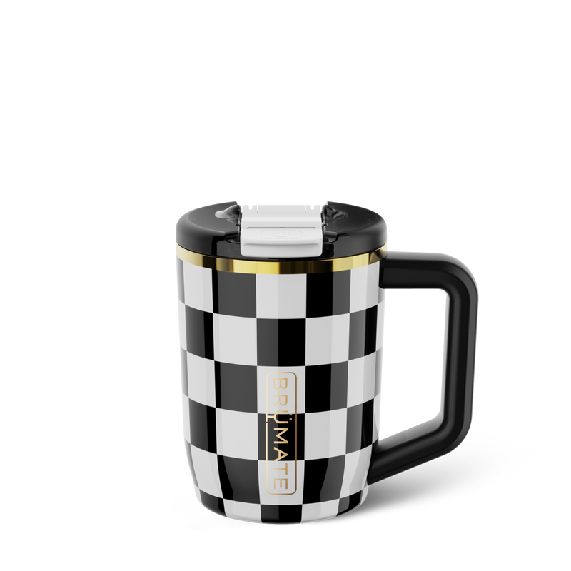 Muv 15oz | Black & White Checker - Lite Trail Tumbler
