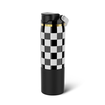 Rise 25oz | Black & White Checker - Classic Refresh Tumbler