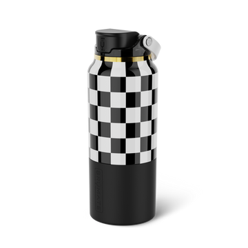 Rise 35oz | Black & White Checker - Desk Weekend Sip