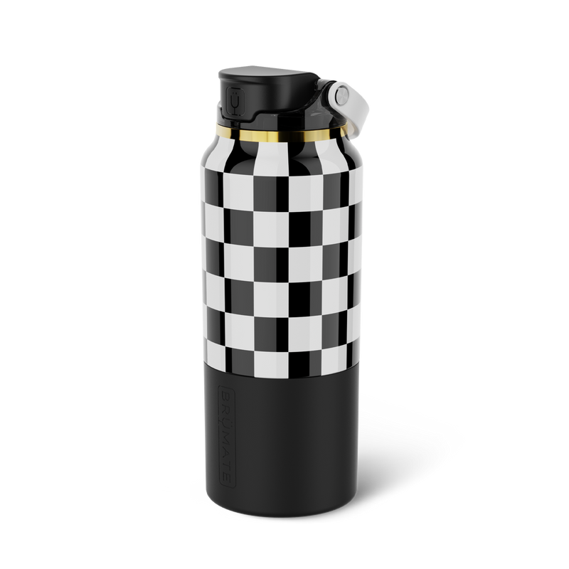Rise 35oz | Black & White Checker - Desk Weekend Sip