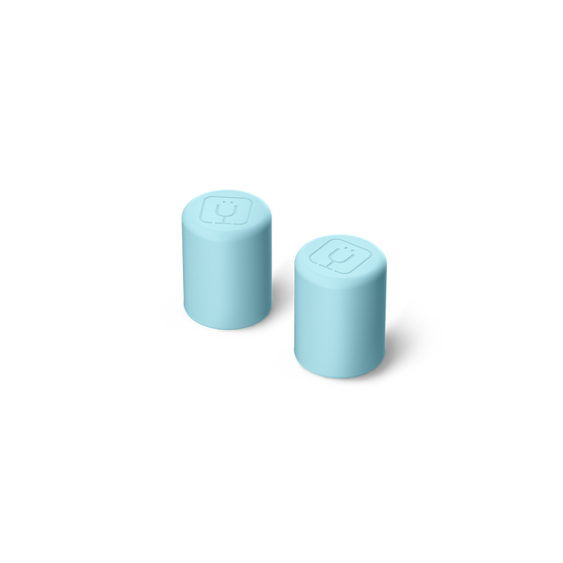 Magnetic Straw Cover | Glacier | 2-Pack - Home Straw Carry