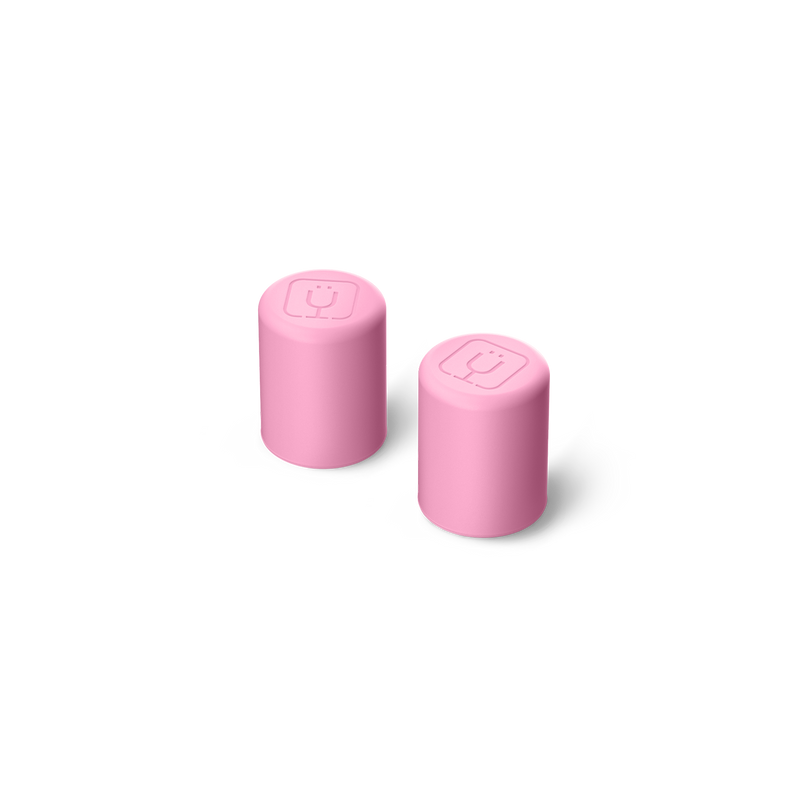 Magnetic Straw Cover | Primrose | 2-Pack - Secure Spare Fit