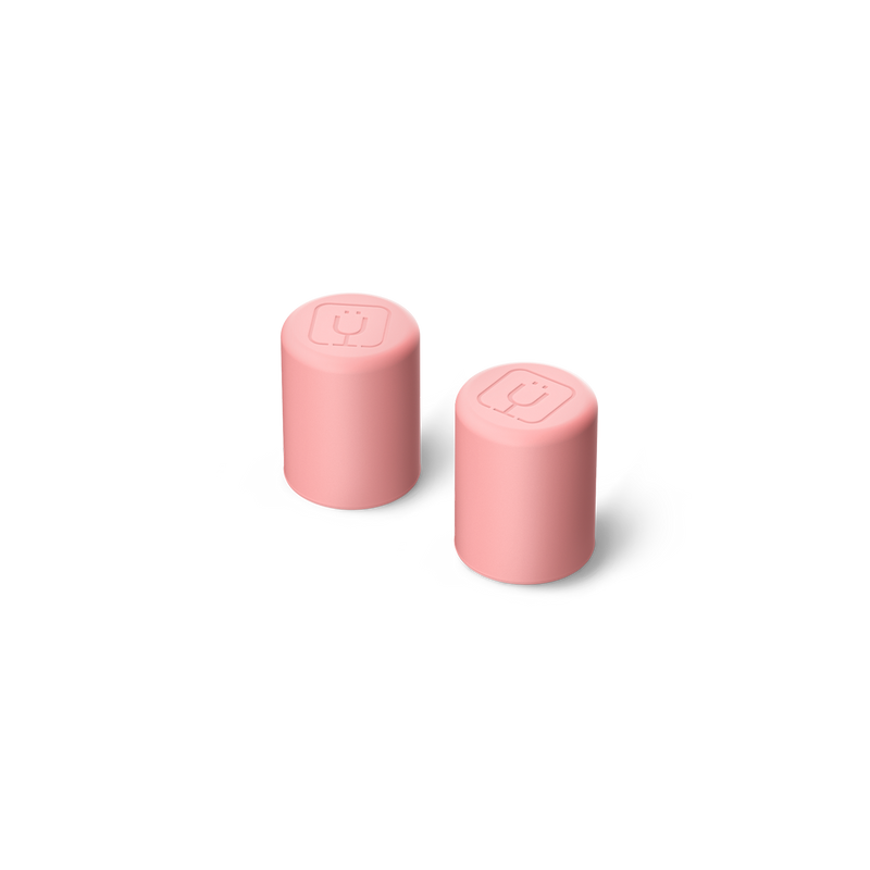 Magnetic Straw Cover | Guava | 2-Pack - Ready Clean Backup