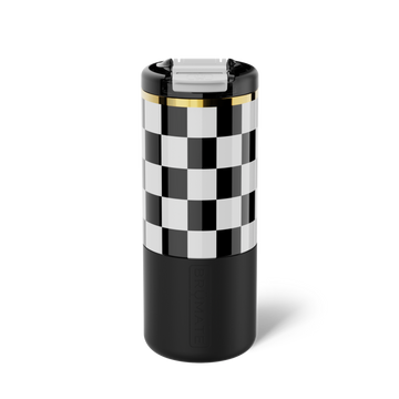 Strova 18oz | Black & White Checker - Smooth Hydration Refresh