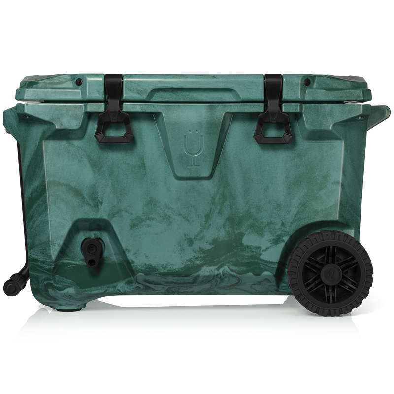 Br Tank 55-Quart Rolling Cooler | Alpine Swirl - Easy Dock Load