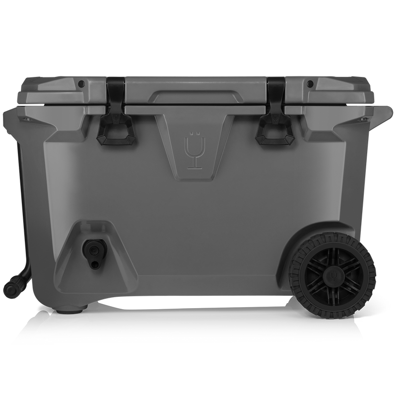 Br Tank 55-Quart Rolling Cooler | Charcoal - Coastal Day Trip Load