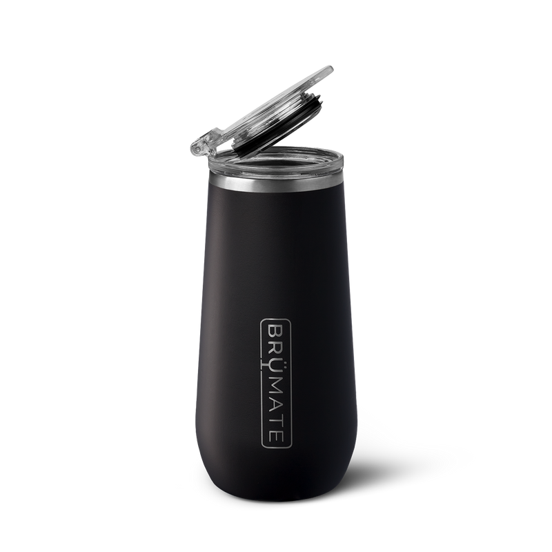 Champagne Flute | Matte Black | 12oz - Smooth Sunset Chill